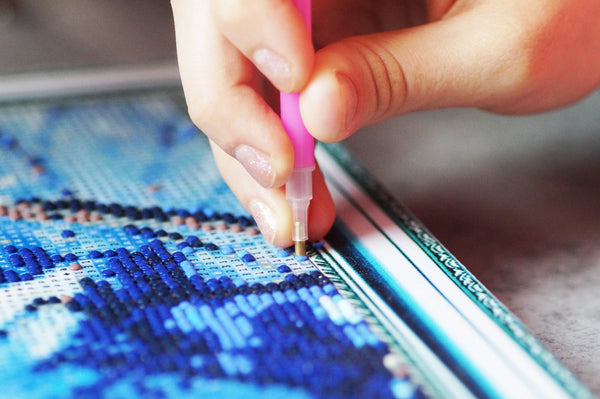 Featured Image for Blog Post: DIY home decor ideas using diamond painting at Made with Diamonds