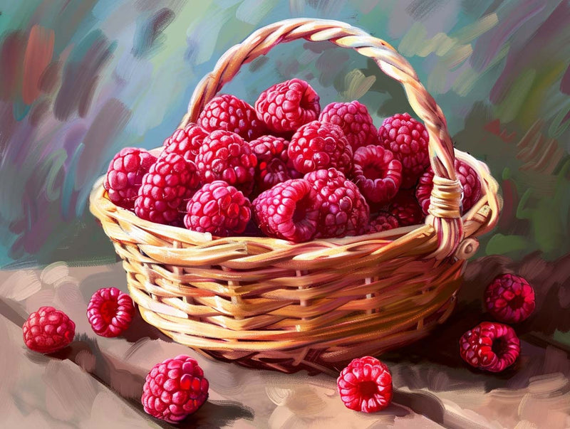 Raspberry Delight - Diamond Painting Kit