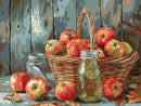 Rustic Apple Basket - Diamond Painting Kit