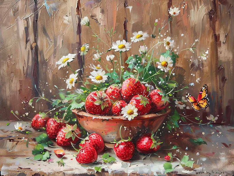 Strawberry Bliss - Diamond Painting Kit