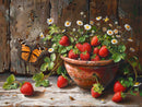 Strawberry Harvest - Diamond Painting Kit