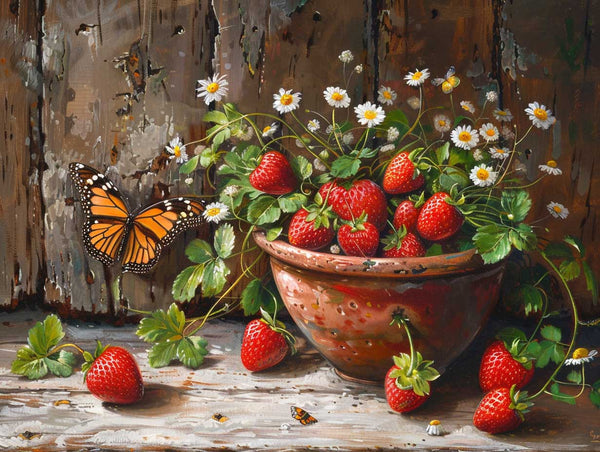 Strawberry Harvest - Diamond Painting Kit