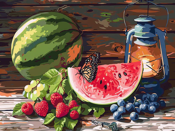 Summer Harvest Still Life - Diamond Painting Kit