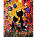 Abstract Cat Diamond Painting Diamond Art Kit