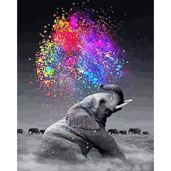 Abstract Elephant Diamond Painting Diamond Art Kit