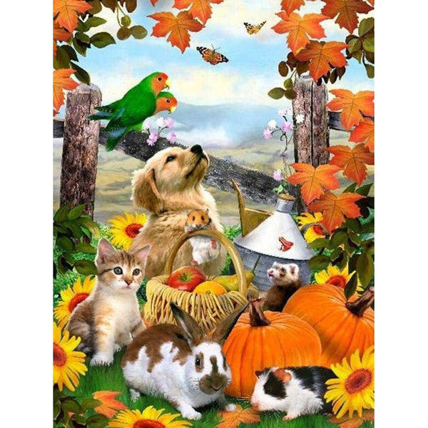 Animals Halloween Diamond Painting Diamond Art Kit