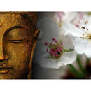 Buddha With White Flowers Diamond Painting Diamond Art Kit