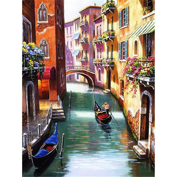 Canal City Diamond Painting Diamond Art Kit