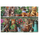 Cats With Potted Plants Diamond Painting Diamond Art Kit
