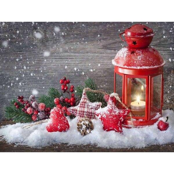 Christmas Candle Diamond Painting Diamond Art Kit