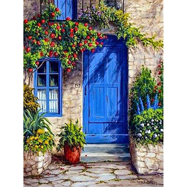 Flowers Door Diamond Painting Diamond Art Kit