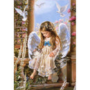 Girl Angel And Animals Diamond Painting Diamond Art Kit