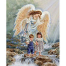 Girl Angel Over Waterfall Diamond Painting Diamond Art Kit