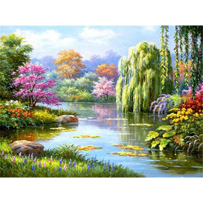 Green Paradise Diamond Painting Diamond Art Kit