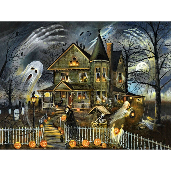 Halloween Ghost House Diamond Painting Diamond Art Kit