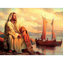 Jesus and Boat Diamond Painting Diamond Art Kit