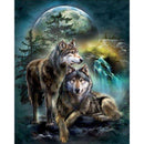 Moon Wolf Diamond Painting Diamond Art Kit