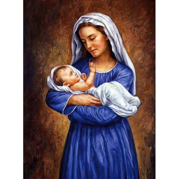 Mother And Her Child Diamond Painting Diamond Art Kit