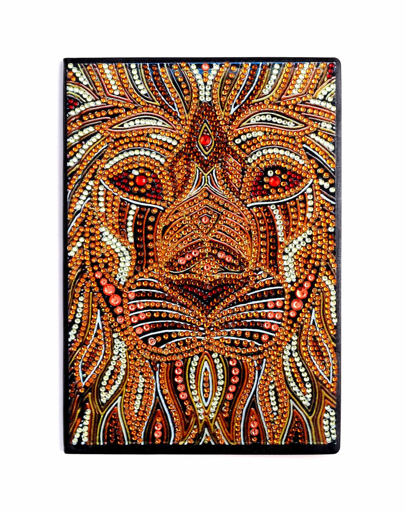 Notebook The Ruby Lion Diamond Painting Diamond Art Kit