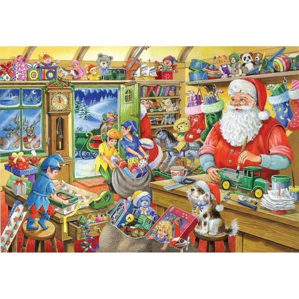 Santa Claus Christmas Toy Shop Diamond Painting Diamond Art Kit