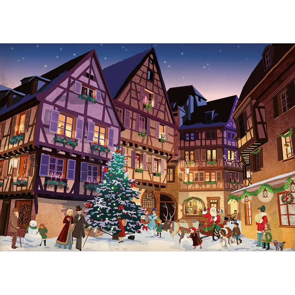 Village House Christmas Tree Diamond Painting Diamond Art Kit
