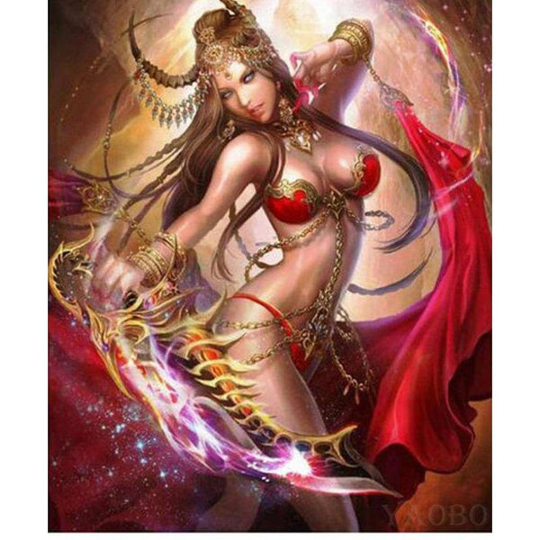 World of Warcraft Warrior Diamond Painting Diamond Art Kit